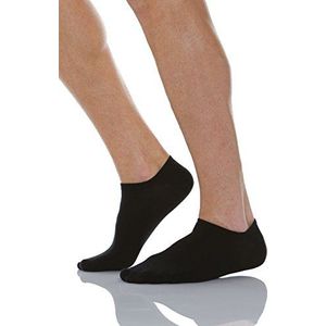 RelaxSan 560S (1 Paar - Zwart, 2) Sokken heren dames, Kousenvoetjes, Diabetische voeten, Luchtdoorlatend, Katoen en Crabyon