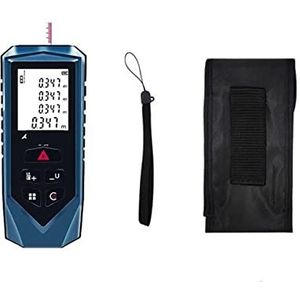 Handheld GPS-landmeetapparatuur Laser-afstandsmeter 100 m 50 m laserafstandsmeter tape infrarood afstandsmeter meting digitale tape-tool voor oppervlaktemeting (Color : Red laser 50m, Size : X)