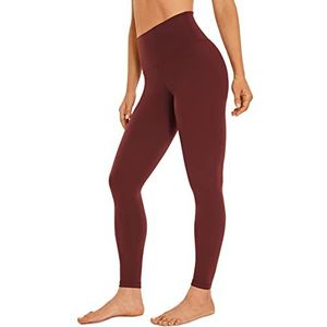CRZ YOGA Womens Butterleuse Hoge Taille Workout Leggings Lef 28'' Hoge Taille Volledige Lengte Zachte Atletische Yoga Broek Nachtzicht rood XS