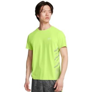 Under Armour Heren Launch Elite Graphic Shortsleeve Tee Hardloopkleding Morph Green - Groen