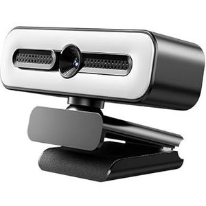 Full HD 4K 2K 1080P PC Laptop for Computer Webcam met Microfoon Met Licht Automatische Live Streaming Flexibele(B11-1080P)