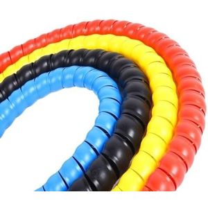 2 meter 8mm tot 16mm kabel draad beschermhoes flexibele buis bescherming wikkellijn organizer hoes(Yellow,14mm 2 Meters)