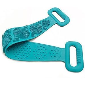JINGYAN Gootsteenafvoerstopper Siliconen Diepe Reiniging Bad Douche Magische Borstels Badhanddoeken Lichaam Borstel Terug Trek Strip Badkamer Gebruiksvoorwerpen:(Ye?il)