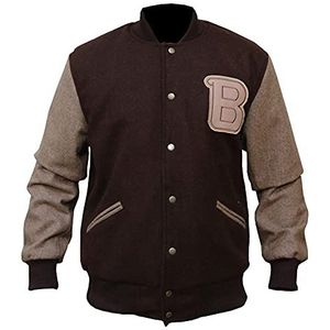 Suiting Style Mens Hotline Miami B Logo Varsity Letterman Baseball Bruin Bomber Wollen Jas, Bruin, M