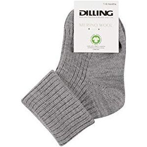 DILLING - Baby Maillot - Grijs - BIO-merinowol - 6-12 Maanden