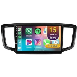 Android 15 Radio,voor Honda odyssey 2015-2019, 9 Inch Touchscreen Autoradio Met Wireless CarPlay Android Auto Bluetooth WIFI GPS-navigatie Swc(F 8core(8G+256G))