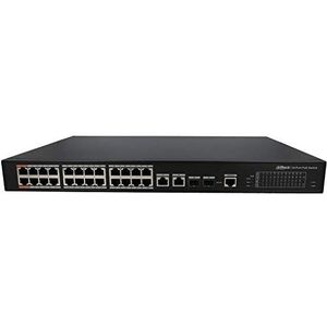Dahua Technology PFS4226-24ET-240 Managed L2 Fast Ethernet (10/100) Power over Ethernet (PoE) 1U Zwart