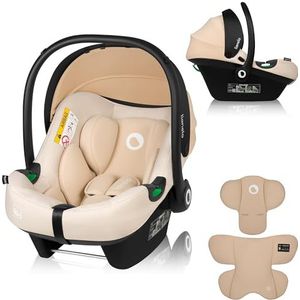 LIONELO Astrid i-Size Autostoel ADAC 5-Sterren veiligheidsbeoordeling, 40-87cm, 0 tot 15 M, Groep 0+ Achterwaarts Gericht, ISOFIX Compatibel, Lichtgewicht, Autostoeltje, Autostoeltje Auto car