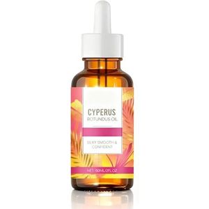 Cyperus Rotundus Olie voor Ontharing & Huidverzorging, Natuurlijk Serum om te Kalmeren, Hydrateren, Poren te Verfijnen voor een Gladde Huid, Geschikt voor Alle Huidtypen (1pcs)