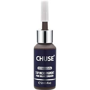 CHUSE T203 Medium Koffie Microblading SGS Microblading SGS Magnetisch Make-up Tattoo Permanente Schoonheidskleur Geleden, DermaTest 12 ml (0.4fl.oz)