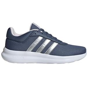 adidas Lite Racer 4.0 Sneakers voor dames, Preloved Silver Metallic Almost Pink, maat 44, Preoved Silver Metallic Almost Pink, 44 EU