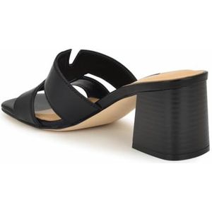 Nine West Griselda sandaal met hak voor dames, Zwart 001, 38 EU
