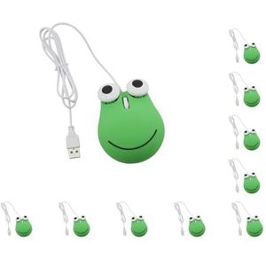 NeaxgeandX 10 set van Bedrade Muis Glad Thuis en Kantoor Gebruik Leuke Muizen voor Computer Desktop Laptop