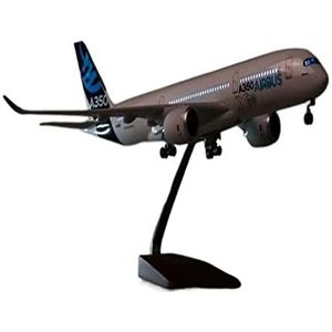 Voorgebouwd Modelvliegtuig 1/142 Fit Voor Airbus A350 XWB Vliegtuig Model met Lichten en Wielen Gegoten Plastic Hars Collectie Vliegmodel Bouwpakket (Color : B)