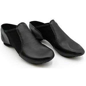 Capezio Women's Economy Jazz Slip On, Black, 12W US