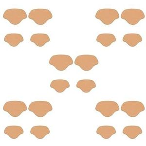 5 Set van Schoen Hiel Pad Inlegzolen Hak Reparatie Hiel Stick voor Mannen & Vrouwen Hoge Hakken Geel