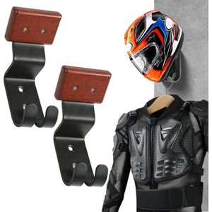 motofans Houder voor motorhelm, plank met haak voor het ophangen van motorhelm en motorjas