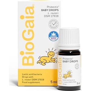 BioGaia Protectis Baby Druppels | Probiotisch Supplement voor Pasgeborenen en Baby’s | Helpt bij Buikpijn en Gasvorming | Vermindert Huilen Aanzienlijk | 5ml + 10 ml (5ml, Ongearomatiseerd)
