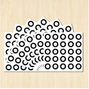 Referentiepuntmarkeringen, 3D-scan Markeerpunten 8 mm 16 mm en 10 mm 20 mm Meetpunten Identificatielabel Positioneringsdoelen voor compatibele 3D-scanners(8mm*16mm)