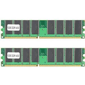 DDR 2GB Kit (2 X 1GB) 400MHZ PC-3200 Desktop Computer Geheugenmodule Ram 2.6V 184Pin RAM Geheugenmodule Dubbelzijdig 16 Grain DDR Volledig Compatibel voor