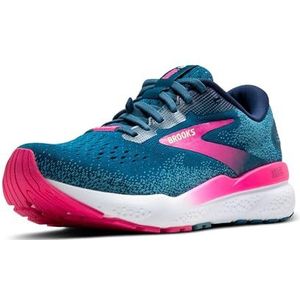 Brooks Ghost 16 GTX damessneakers, maat 39, Marokkaans Blauw Roze Geel, 39 EU