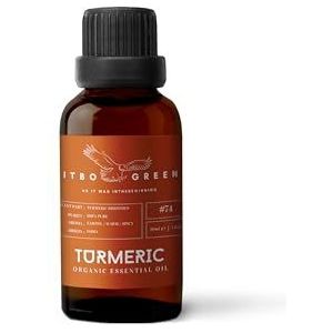 Organic Turmeric Essential Oil- Pure Essential Oil for Diffuser- Organic Aromatherapy Oil- Spiritual Awakening, Strength Boost & Confidence- Refreshing Aroma Diffuser Oil- Bath Oil- 30ml/1Oz