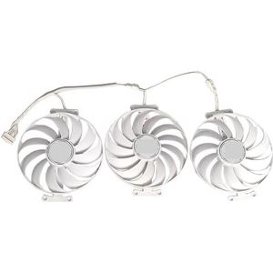 95MM 7PIN CF1010U12S RTX3070 GPU-ventilator, voor ASUS voor ROG voor Strix RTX3090 3080TI 3080 3070TI 3070 Witte grafische kaartkoelventilator(1LOT)