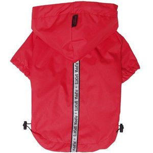 Puppia Base Jumper Regenjas, X-Large, Rood