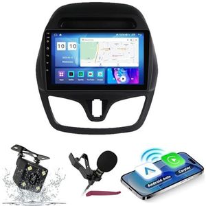 Android 14 Autoradio Navi voor C-hevrolet Spark Beat (2015-2019) 9 ""Schermradio met draadloze carplay Android Auto GPS Navigatieondersteuning Bluetooth 5.0 HIFI FM 5G-WiFi SWC MIC,M200s