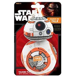 Star Wars - SW02527 - BB-8, mini pluche figuur met geluid en hanger, 12 cm groot