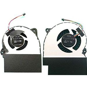 LMNCBVYA FCQLR Laptop Cooling Fan for ASUS ROG Strix S7ZC GL702ZC - CPU & GPU Fan Replacement