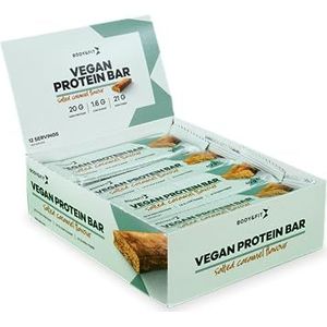 Body & Fit Vegan Protein Bar Salted Caramel - 720 gram (12 repen)