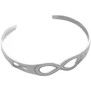 Roestvrij staal Infinity 8 Nummer Manchet Verstelbare Armband voor Mannen en Vrouwen Paar Verjaardagsfeestje Geluksgetal Sieraden Geschenken