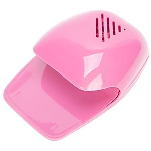 nageldrogers voor nagellak en gel， Professionele mini-nagelventilatordroger for gewone nagellak Sneldrogende nagellak Gel-nageldroger Blower-manicuretool(Pink)