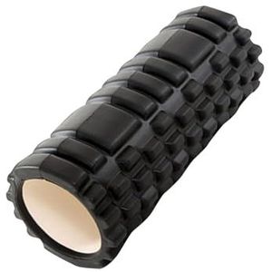 LOVIVER Schuimroller voor spieroefening, rugschuimroller, duurzame draagbare deep tissue massager voor taille/armen/benen, zwart