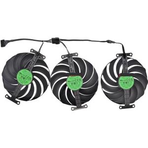 Videoventilator, grafische kaartkoeler, GPU-kaartkoeling, T129215BU voor ASUS voor TUF voor Gaming RX 9070 XT OC TUF-RX9070XT-O16G-GAMING(3 Pcs Fan)