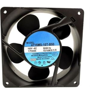 LMNCBVYA High-Performance 120mm Cooling Fan 4715MS-10T-B50-100V, 0.27A, 15/14W for Efficient Heat Dissipation