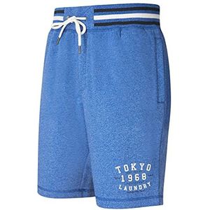 TOKYO LAUNDRY Heren Fleece Short Lichtblauw