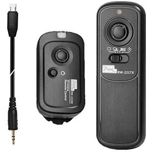 Pixel Draadloze Sluiter Afstandsbedieningen RW-S2 Compatibel met Sony a1 a9 a7 a7II a7R a7R-II a7S a6600 a6500 a6400 a6300 a6100 a6000 a5000 RX100III RX100II RX10 RX0 a68 Ontspanknop Afstandsbediening