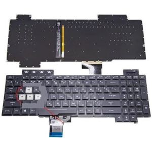 Laptoptoetsenbord voor Asus voor TUF voor Gaming FX505 FX505G FX505D FX505GD FX505GE FX505GM FX505DY FX505DV fx505dt(RU RGB Backlit)