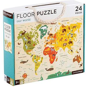 Petit Collage Floor Puzzle - Onze Wereld
