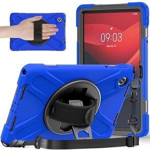 Tablet PC-hoes Compatibel met Lenovo Tab M11 TB-330FU/Lenovo Xiaoxin Pad 2024 TB-331FC 2024 hoes, robuuste, robuuste schokbestendige valbeschermingshoes met penhouder, schouderband beschermhoes Besche