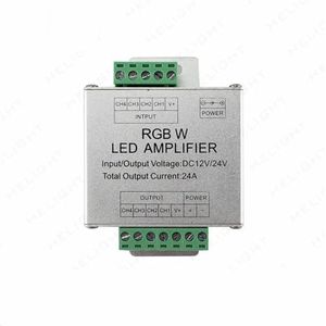 Controller versterker RGB+CCT monochroom/RGB/RGBW/RGBWW DC5V12V/24V 12A/24A/30A/50A 1CH/3CH/4CH/5CH voeding voor lichtstrip (RGBW 24A)