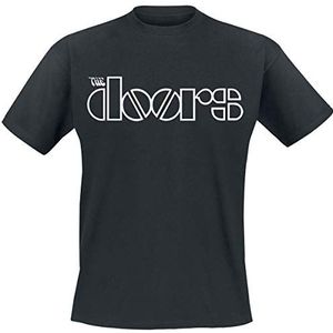 Doors, The Logo T-shirt zwart L 100% katoen Band merch, Bands