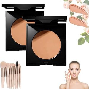 Luminancemilano Under Eye Brightener, Eye Brightener Powder, Conceal, Brightens, Effectively Cover Dark Circles, Moisturize and Blend for Smooth, Radiant & Refreshed Look (03+03)