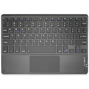 QPSJXN Draadloos Bluetooth-toetsenbord en trackpad met muis compatibel met Android- en Windows-apparaten compatibel met tablets en telefoons (Hebreeuws geen muis)