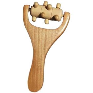 Ontspannende Houten Roller Massager Draagbare Massage Apparaat Handheld Full Body Massage Tool voor Thuisgebruik