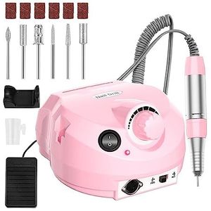 Nagelvijl elektrisch, 30000 rpm nagelboormachine, elektrische nagelboorprofessionals manicure freessets, nagelvijl gel polish remover schuurmachine
