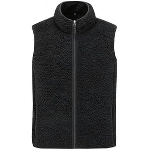 Wintervest Herfst- En Wintervest For Buitenvest. Casual Mouwloos Herfst-wintervest Met Ritssluiting Outdoor Vest(Black,3XL)