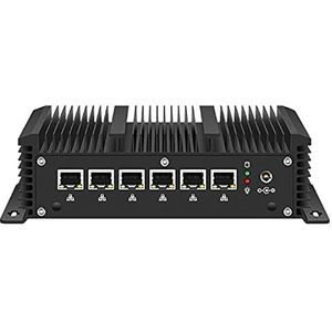 KINGDEL K121 Mini PC Core i5 8th Max 3.4GHz 8GB DDR4 RAM 256GB SSD Fanless Desktop Computer 4K WiFi 4xUSB3.0 6xLan 2xCOM Firewall Router